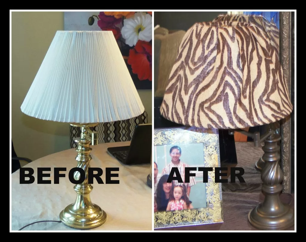 DIY – ReDo A Free Lamp Into Something New!