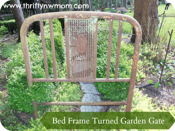 DIY Garden Gate – ReUse A Twin Bed Frame!