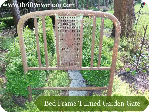 DIY Garden Gate – ReUse A Twin Bed Frame!