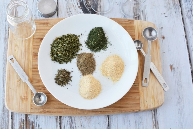 Homemade Ranch Seasoning Mix Ingredients