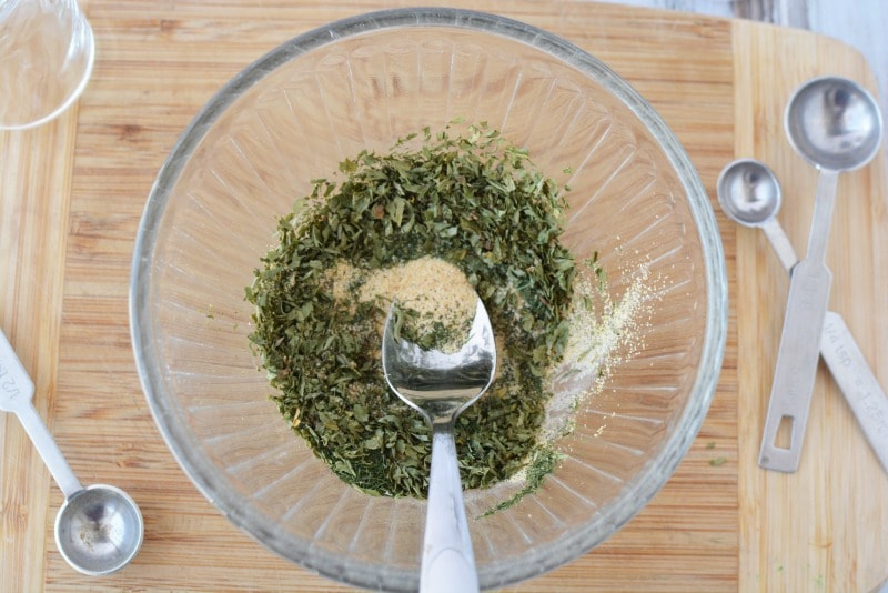 Homemade Ranch Seasoning Mixture mixed together