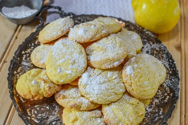 Lemon Cake Mix Cookies