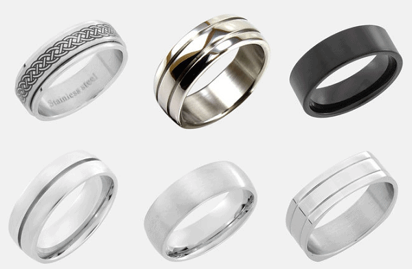 Men's Stainless Steel Rings - Only $3 Shipped!
