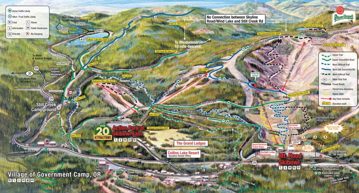 ski bowl bike park