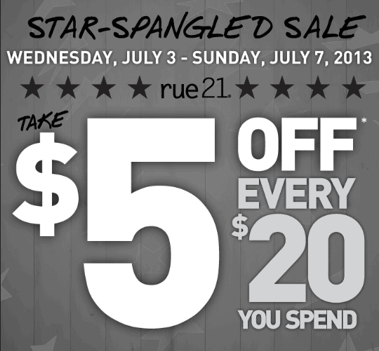 rue 21 coupon