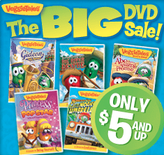 veggie tales free sitewide shipping