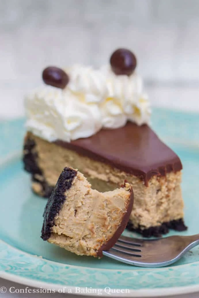 Baked Coffee Cheesecake Slice