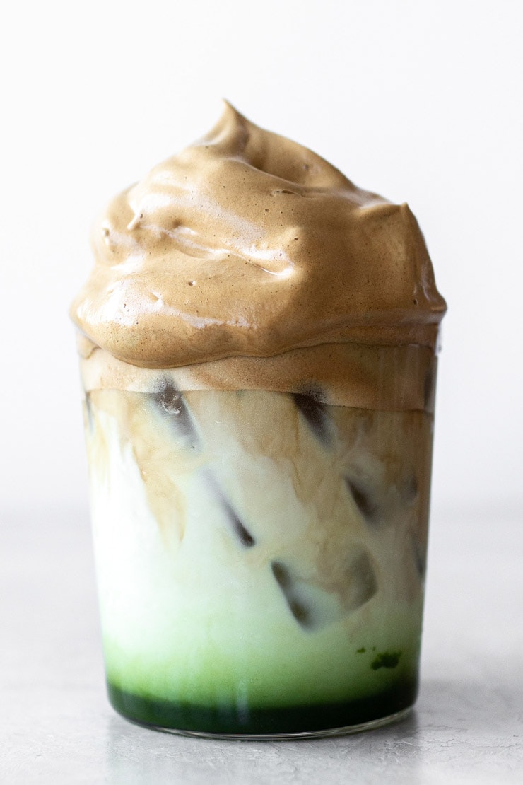 Iced Matcha Dalgona Coffee