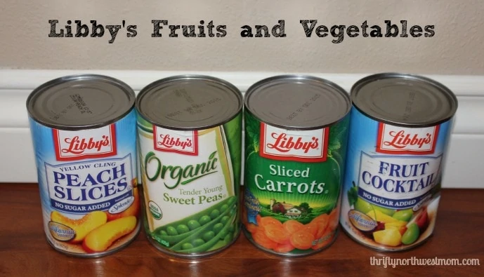 libby's fruit and vegetables