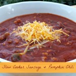 Slow Cooker Sausage and Pumpkin Chili – Delicious Fall Soup!