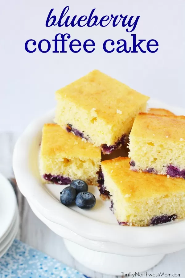 Blueberry Coffee Cake Recipe is an easy breakfast recipe to make for busy mornings