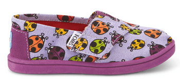 LILAC LADYBUG TINY TOMS CLASSICS