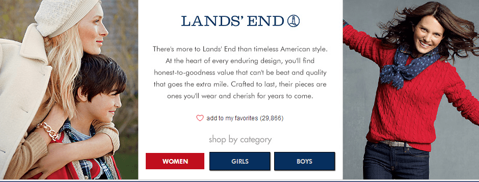 lands end sale