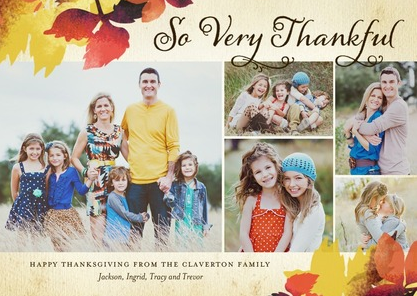 Tiny Prints Thanksgiving Card