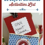 25 Days of Christmas Activities List