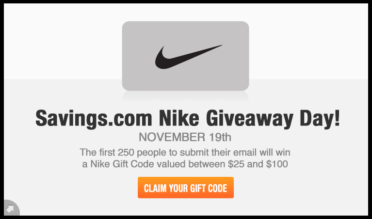 Upcoming Nike Flash Giveaway