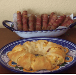Christmas Breakfast – Ham, Egg & Cheese Wreath, Bacon Wrapped Sausage & More