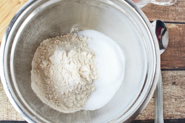 Salt Dough Ingredients in a Bowl