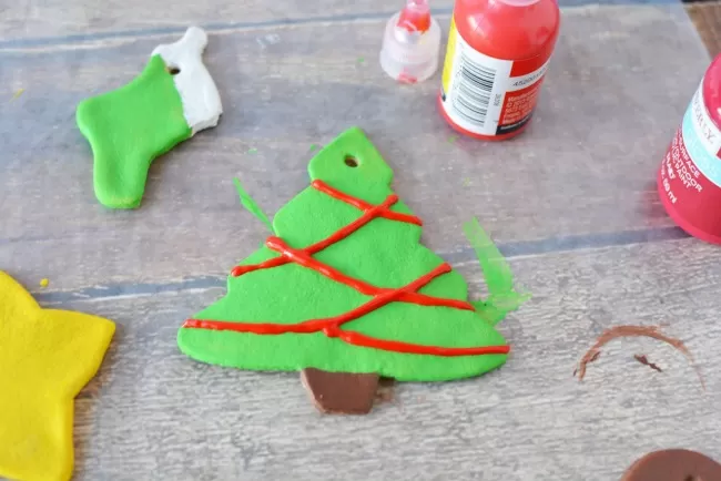 Salt Dough Ornaments Painted