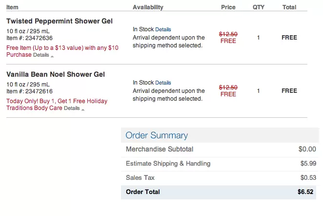 Bath & Body Works Cyber Monday Deal – 2 Full Size Products Free