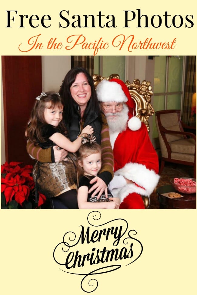 FREE Santa Pictures Near Me Puget Sound area Nationally