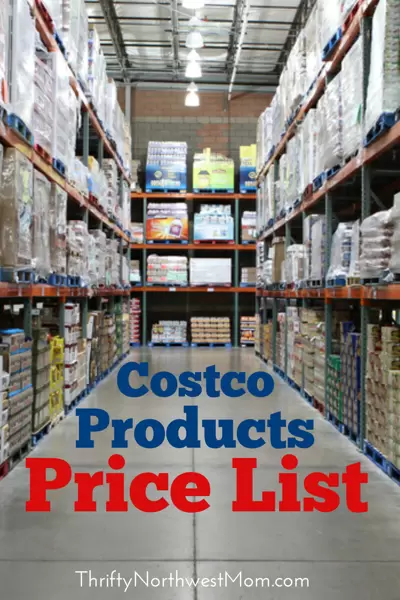 Find prices for over 1500 items with this Costco Products Price List. This will make it easy to compare to prices online & in the grocery stores. 