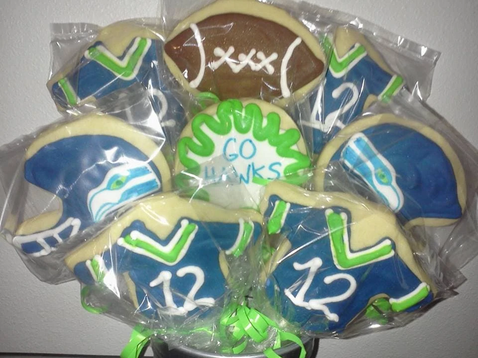 Hawks Cookie Bouquet