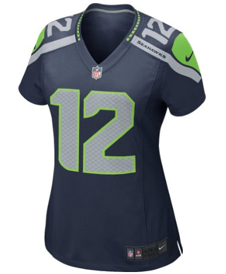 white seahawks jersey women's