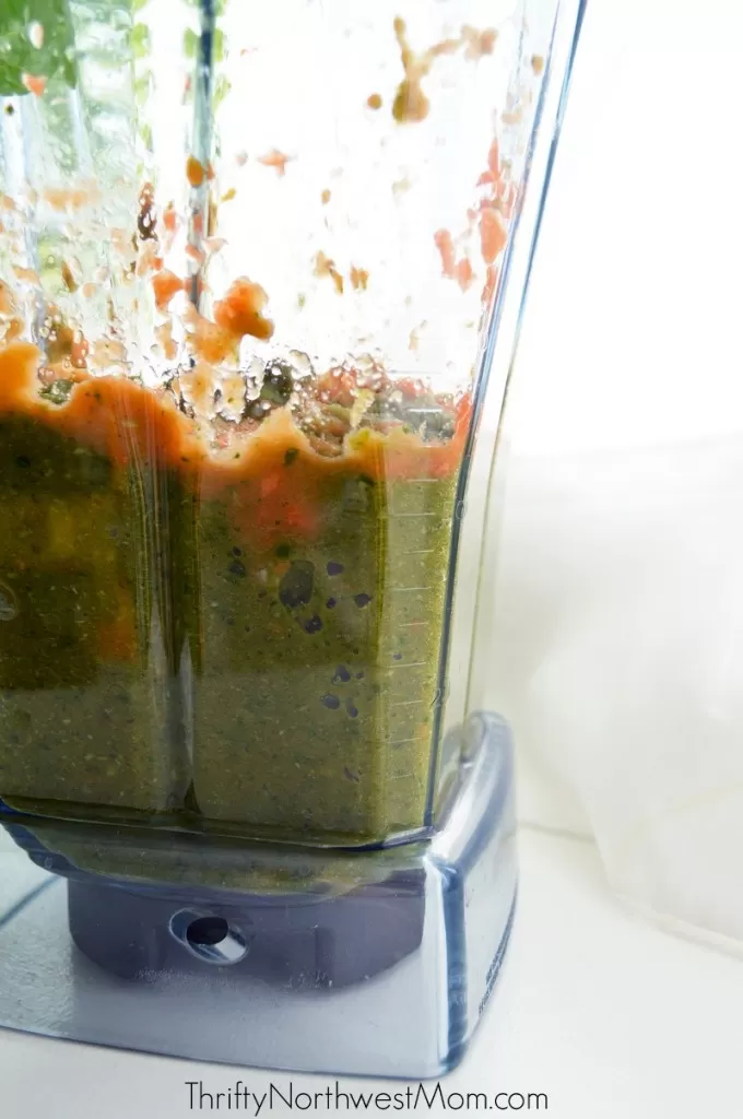 healthy meatloaf blending the ingredients