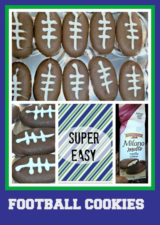 Easy Last Minute Football Cookies