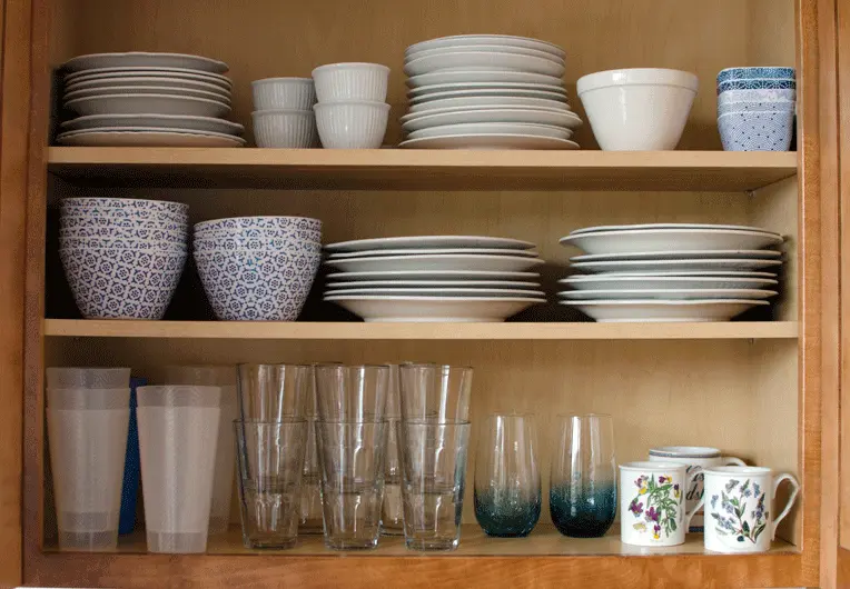 Organizing-dish-cupboard