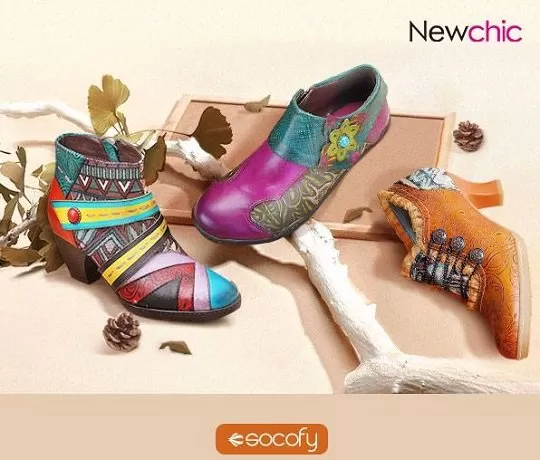 NewChic – Up To 60% Off Socofy Bohemian Boots and Shoes!