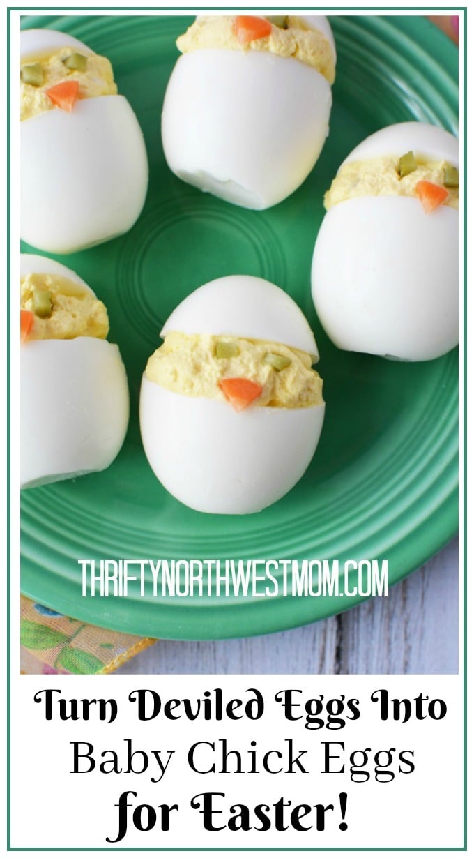 Chick Deviled Eggs Recipe! Perfect for Easter - Thrifty NW Mom
