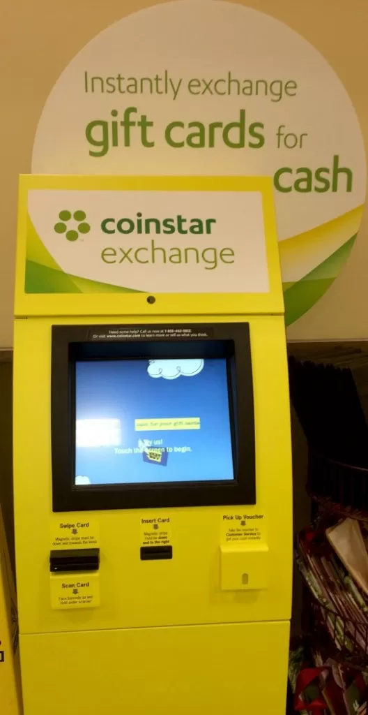 Earn cash for gift cards from Coinstar Exchange