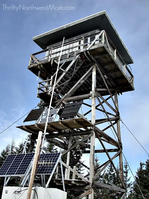 Clear Lake Fire Lookout Cabin at Mt Hood