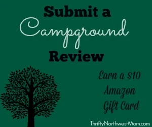 Submit Campground Review Earn Amazon Gift Card
