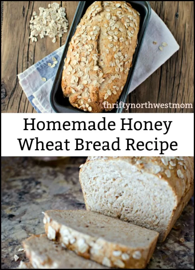 Homemade Honey Wheat Bread Recipe!