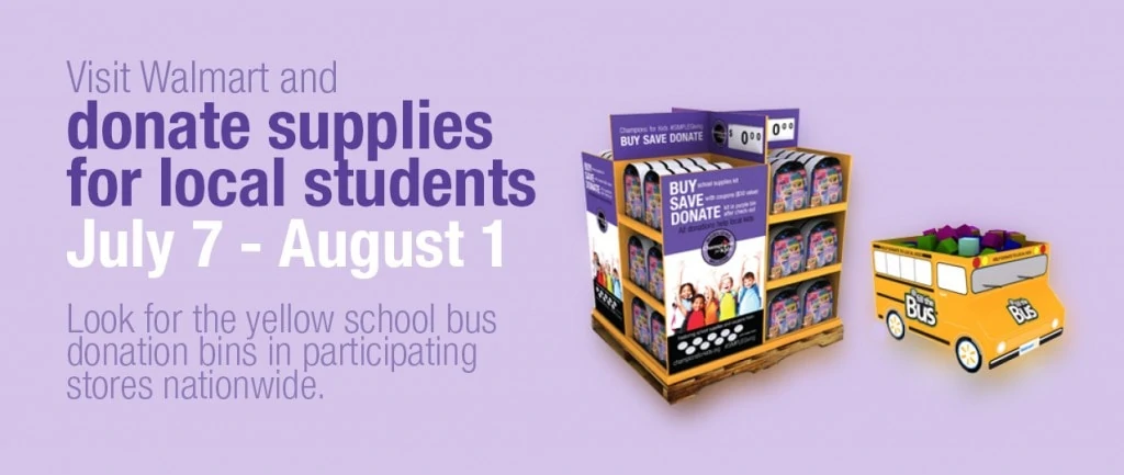 Champions for Kids – Help Give Back 2 School Supplies for Kids in Need! #SimpleGiving