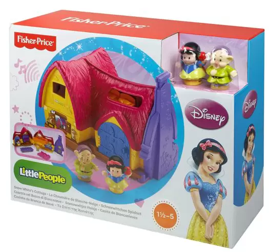 Fisher-Price Little People Disney Princess Snow White Cottage Play Set