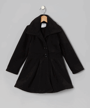 Black Button Coat