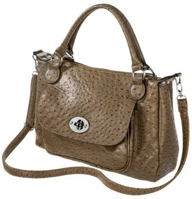 Bueno Textured Satchel Handbag with Removable Crossbody Strap