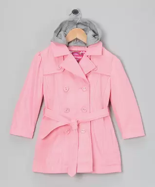 Candy Pink Trench Coat - Toddler & Girls