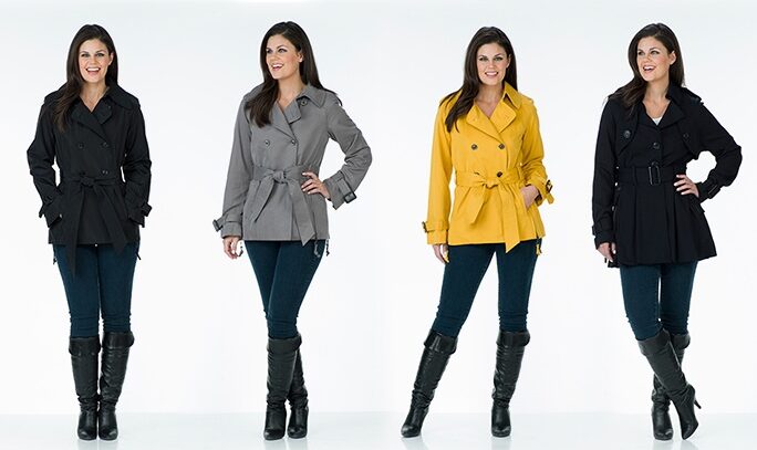 G.E.T. Women’s Jacket or Half Trench $16.93!