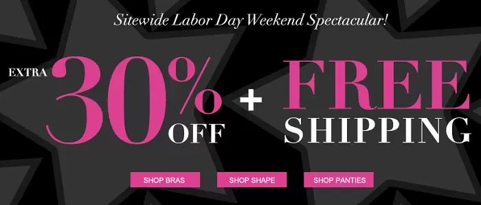 Maidenform 30% off Sitewide & FREE Shipping!