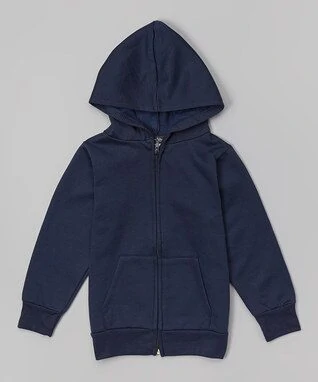Navy Fleece Zip-Up Hoodie - Infant, Toddler & Boys