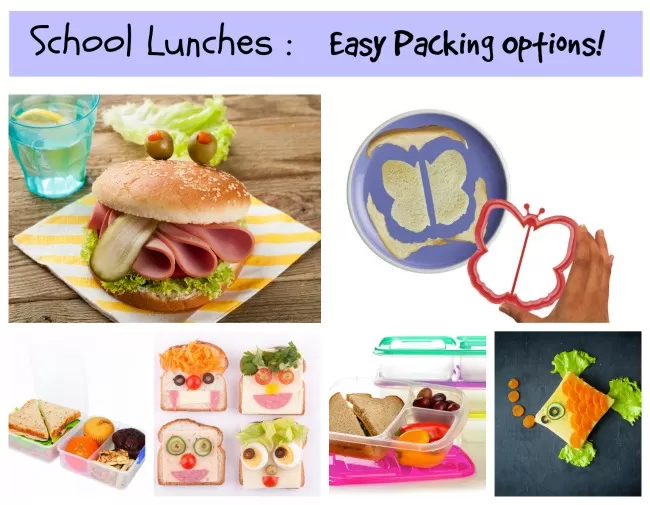 School Lunches - Easy Packing for Healthy Lunches
