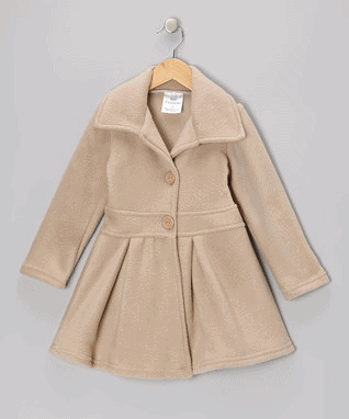 Tan Button Coat