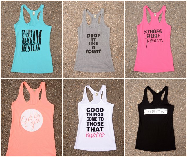 cute fitness tanks