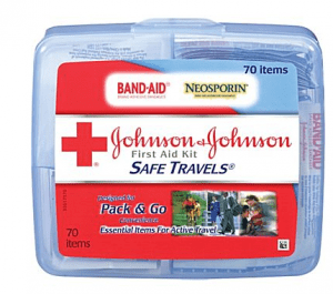 Johnson & Johnson First Aid kit