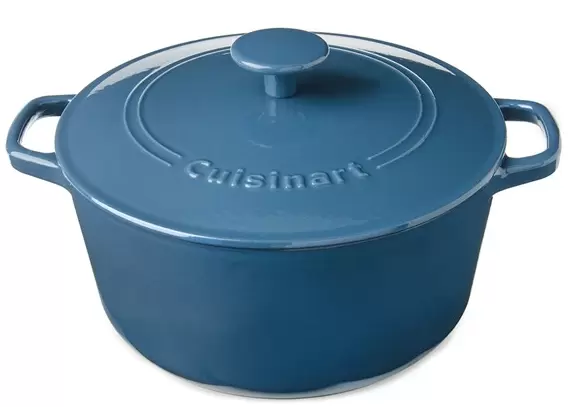 Cuisinart Chef's Classic Enameled Cast Iron 5-Quart Round Covered Casserole